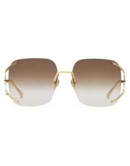 square-frame gradient sunglasses