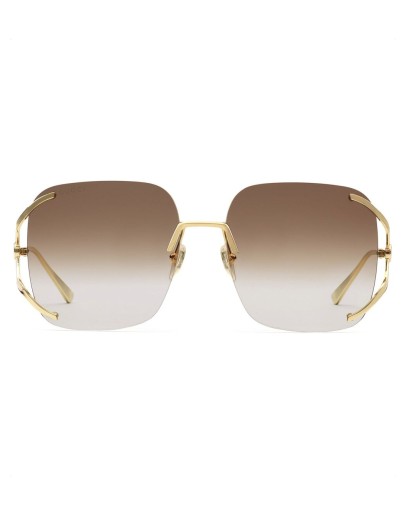 square-frame gradient sunglasses