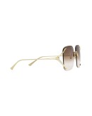 square-frame gradient sunglasses