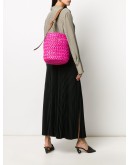 medium woven bucket bag