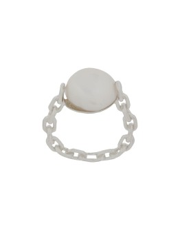 pearl-embellished ring