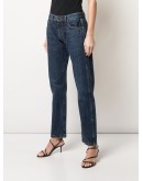 mid rise straight jeans 