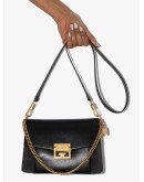 GV3 leather shoulder bag