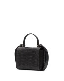 Eden crocodile-effect mini bag