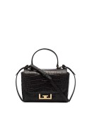 Eden crocodile-effect mini bag
