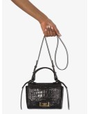 Eden crocodile-effect mini bag