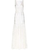 sequinned maxi gown