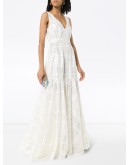 sequinned maxi gown