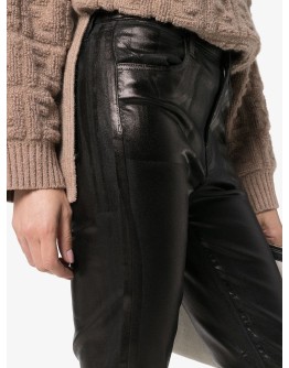 Maria faux leather skinny trousers