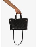 mini logo-embossed shopper tote bag