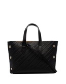 mini logo-embossed shopper tote bag