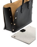 large Bond embossed tote bag