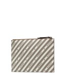 Bond Chain logo-print pouch bag
