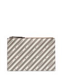 Bond Chain logo-print pouch bag