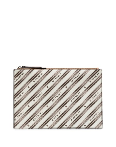 Bond Chain logo-print pouch bag