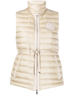 quilted fitted gilet