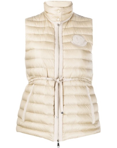 quilted fitted gilet