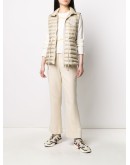 quilted fitted gilet