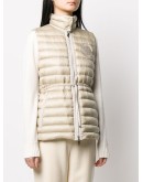 quilted fitted gilet