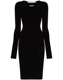 logo-print dress