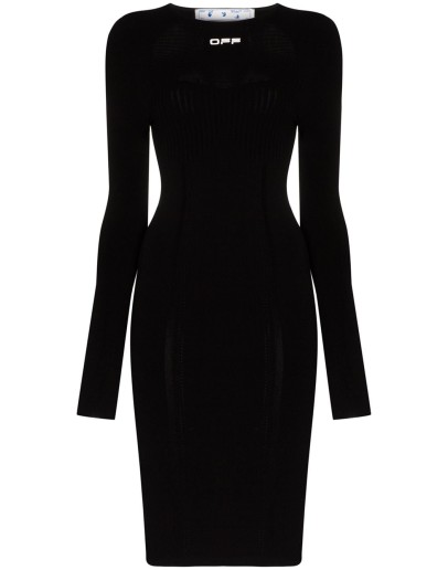 logo-print dress