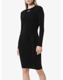 logo-print dress