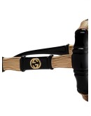 Bamboo round-frame sunglasses