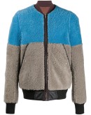 colour-block bomber jacket