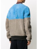 colour-block bomber jacket