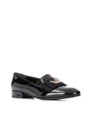 Abbie patent-leather loafers
