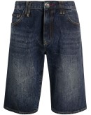 Bermuda faded jean shorts