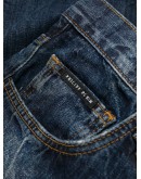 Bermuda faded jean shorts
