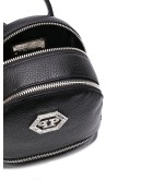 zipped logo plaque backpack