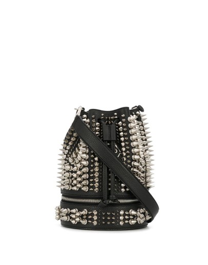 studded bucket bag