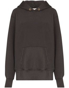 pouch-pocket long-sleeve hoodie