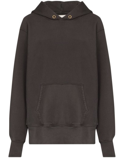 pouch-pocket long-sleeve hoodie