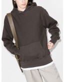 pouch-pocket long-sleeve hoodie