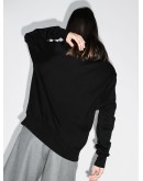 shawl collar sweatshirt