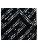 chain logo-print scarf