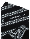 chain logo-print scarf