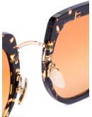 Brown Barton Havana square sunglasses
