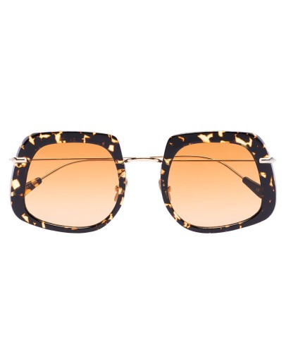 Brown Barton Havana square sunglasses