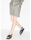 raw-hem track shorts