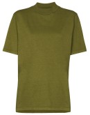 high-neck T-shirt