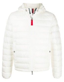 hooded quilted jacket