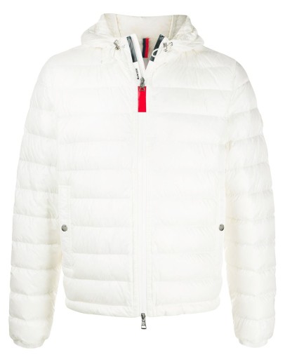 hooded quilted jacket