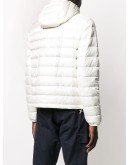 hooded quilted jacket