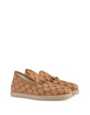 GG print loafers