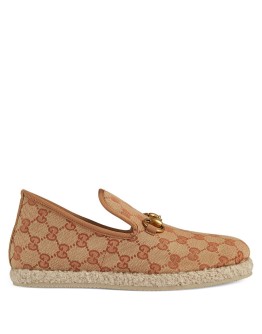 GG print loafers