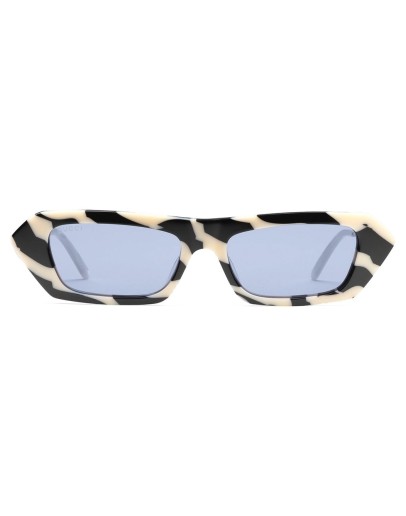crystal-embellished rectangular-frame sunglasses